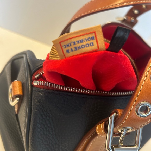 Kendra satchel Handbag Dooney & Bourke Midnight Blue tags unattached NO STRAP - Picture 12 of 16